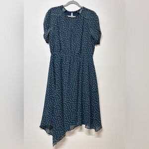 Banana Republic Blue and White Floral Dress